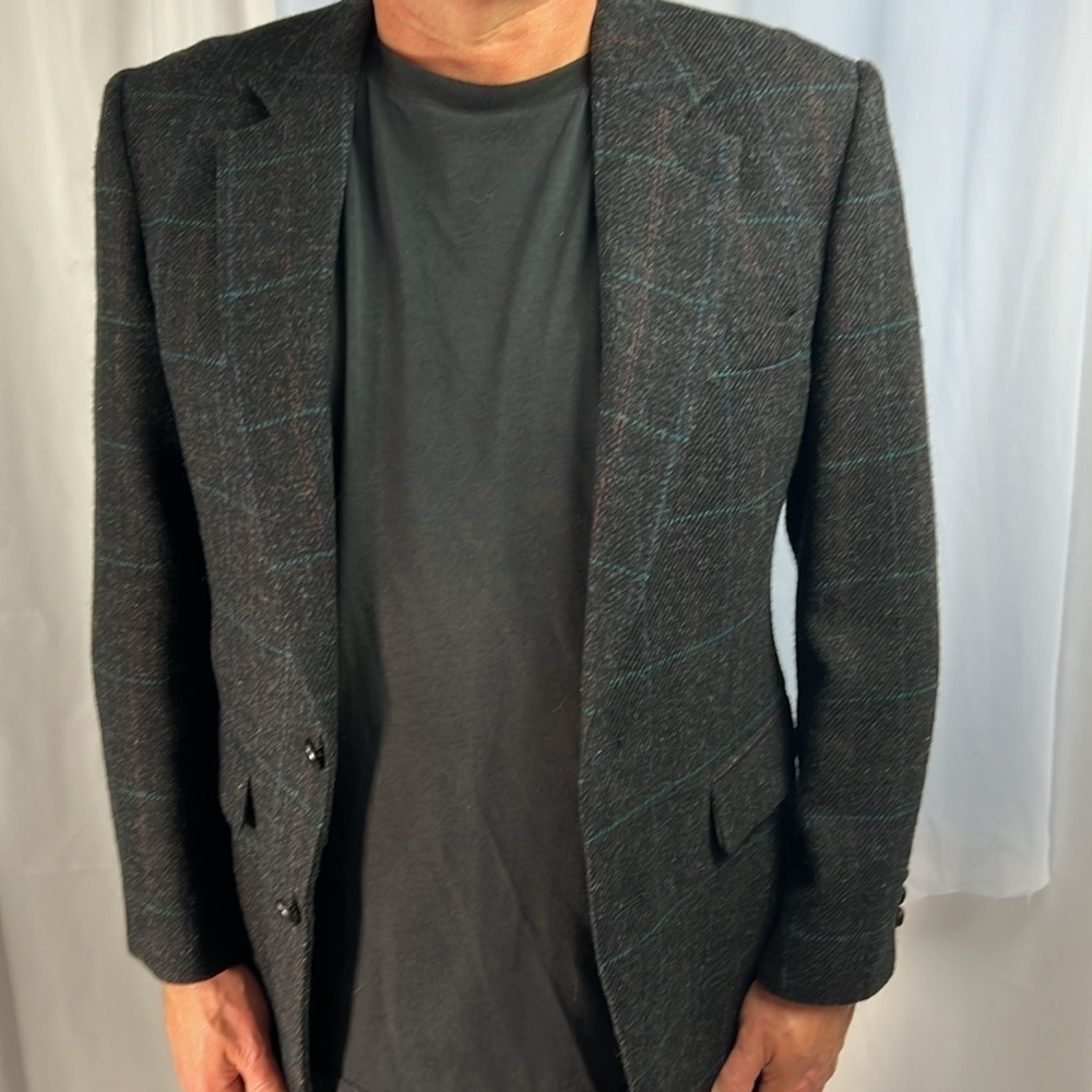 Austin Manor Wool window pane sports coat gray 41 - Picture 11 of 11